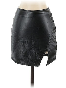 LA Hearts Faux Leather Skirt (view 1)