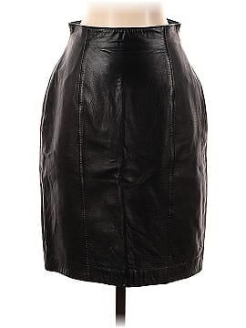 Lord & Taylor Leather Skirt (view 1)