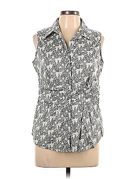 New York & Company Sleeveless Button-Down Shirt (view 1)