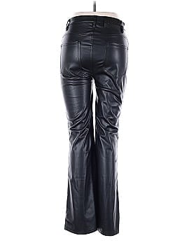 Bershka Faux Leather Pants (view 2)