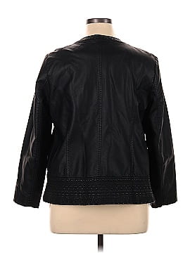 Cj Banks Faux Leather Jacket (view 2)