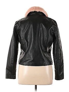 Candie's Faux Leather Jacket (view 2)