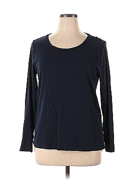 Ann Taylor LOFT Outlet Long Sleeve T-Shirt (view 1)