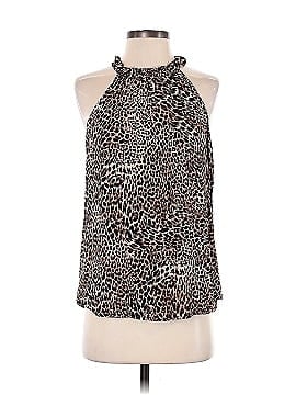 Olivia Grey Sleeveless Blouse (view 1)