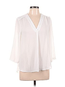 a.n.a. A New Approach 3/4 Sleeve Blouse (view 1)