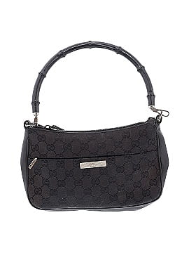 Gucci GG Canvas Leather Bamboo Bag (view 1)