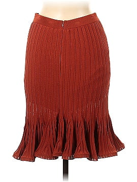 Givenchy Pleated Rib-Knit Casual Skirt (view 2)
