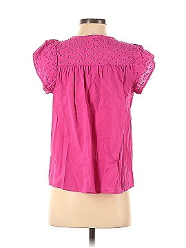 Ultra Pink Short Sleeve Blouse (view 2)