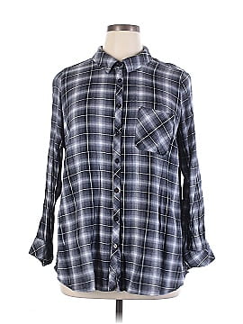 Catherines Long Sleeve Button-Down Shirt (view 1)