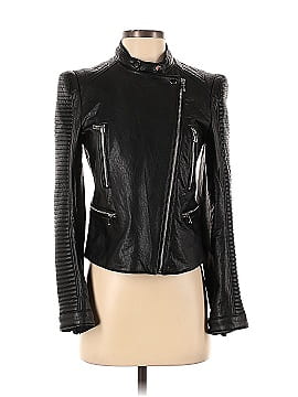 Zara Basic Faux Leather Jacket (view 1)