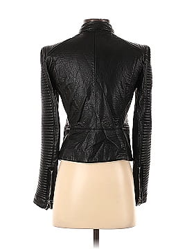 Zara Basic Faux Leather Jacket (view 2)