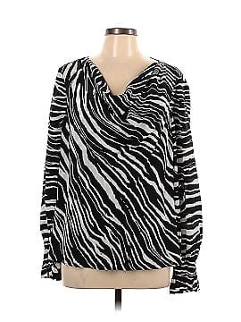 Trina Turk Long Sleeve Silk Top (view 1)