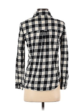 Zara Basic Long Sleeve Button-Down Shirt (view 2)