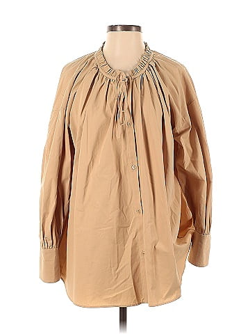 yellow zara blouse