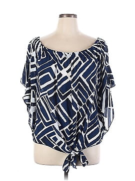 Ashley Stewart Short Sleeve Blouse (view 1)