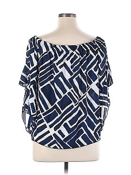 Ashley Stewart Short Sleeve Blouse (view 2)