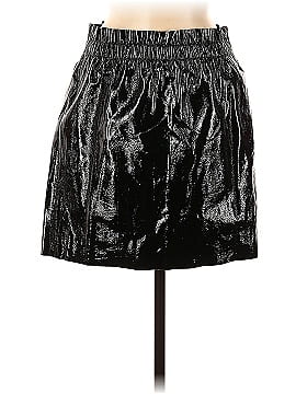 Zara Faux Leather Skirt (view 1)