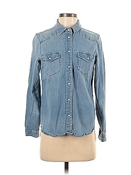 &Denim by H&M Long Sleeve Button-Down Shirt (view 1)