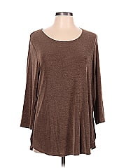 Travelers By Chico's 3/4 Sleeve T Shirt