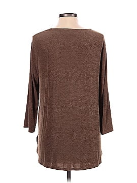 Travelers by Chico's 3/4 Sleeve T-Shirt (view 2)
