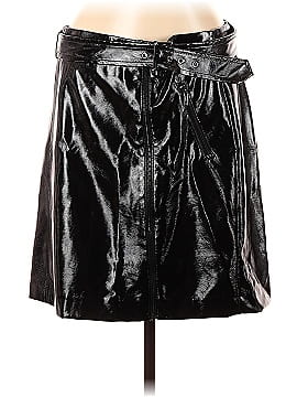 Karl Lagerfeld Paris Faux Leather Skirt (view 1)
