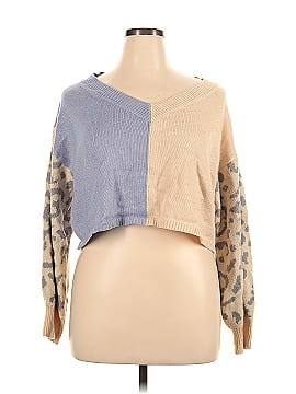 Shein Curve Pullover Sweater (view 1)