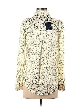 Magaschoni Long Sleeve Silk Top (view 2)