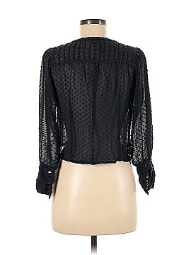 Central Park West Long Sleeve Silk Top (view 2)