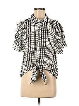 Nine West Short Sleeve Button-Down Shirt (view 1)