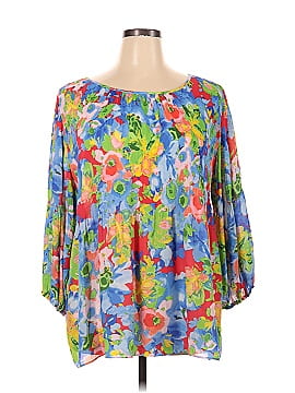 Floral & Ivy Long Sleeve Blouse (view 1)