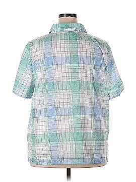 Alfred Dunner Short Sleeve Button-Down Shirt (view 2)