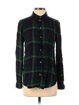 American Eagle Outfitters Long Sleeve Button-Down Shirt (view 1)