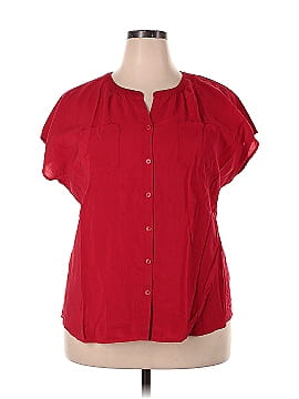 Van Heusen Short Sleeve Button-Down Shirt (view 1)