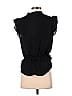 Scotch & Soda 100% Polyester Black Short Sleeve Blouse Size P (petite) - photo 2