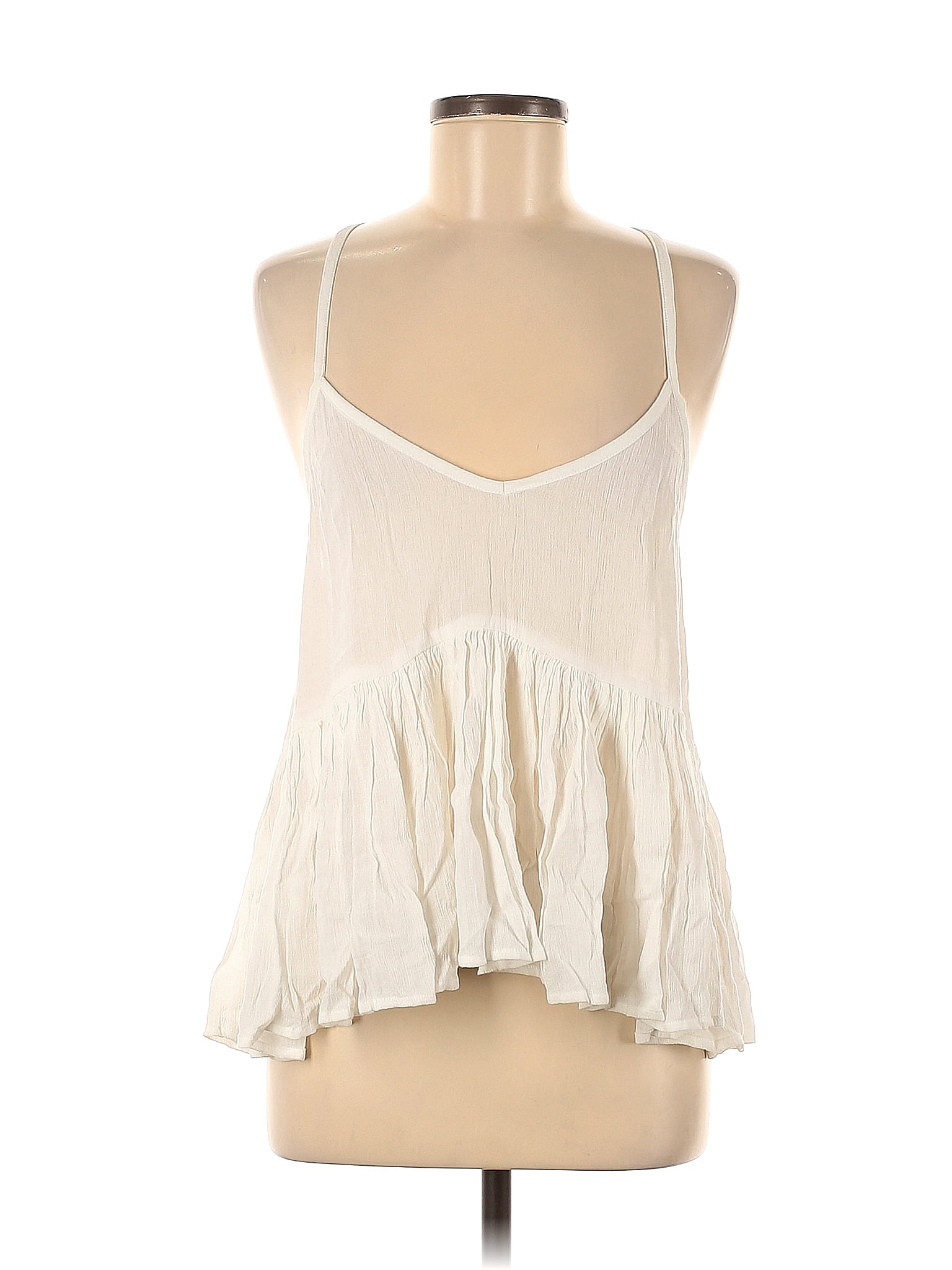 Gap Body Ivory Tank Top Size M - 56% off | ThredUp