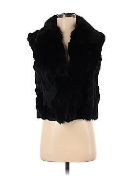 Adrienne Landau Rabbit Fur Vest (view 1)