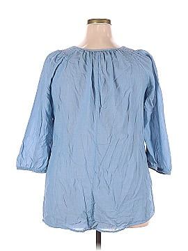 Lane Bryant Outlet Short Sleeve Blouse (view 2)