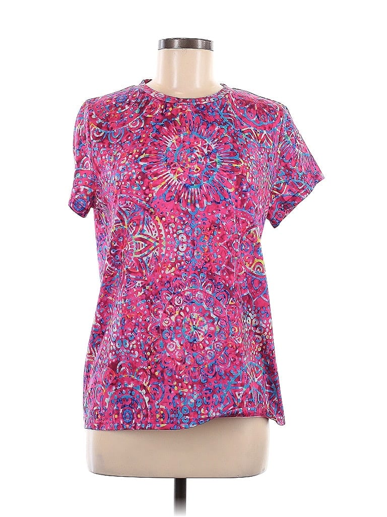 Pre-owned Made With Love Active T-shirt In Purple