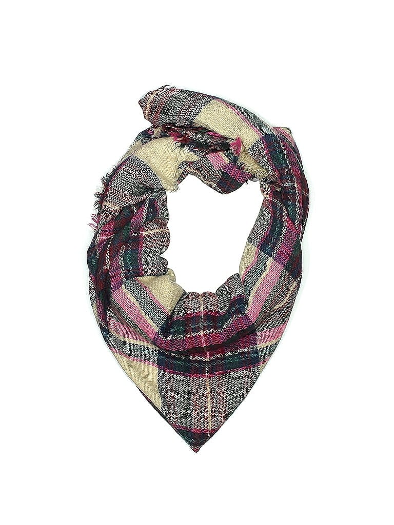 Pre-owned Macchia Di Ruggine Scarf In Burgundy