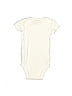 Carter's 100% Cotton Stars Graphic Ivory Short Sleeve Onesie 3-6 MO / 6 MO - photo 2