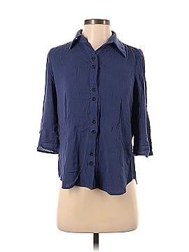 NY Collection Short Sleeve Button-Down Shirt (view 1)