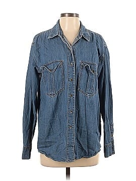 Free People Long Sleeve Button-Down Shirt (view 1)