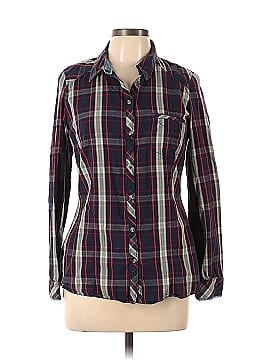 Trafaluc by Zara Long Sleeve Button-Down Shirt (view 1)