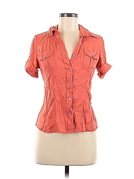 Charter Club Short Sleeve Silk Top (view 1)