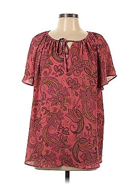 Maurices Short Sleeve Blouse (view 1)