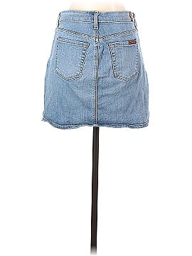 7 For All Mankind Denim Skirt (view 2)