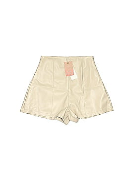 Air Space Faux Leather Shorts (view 1)