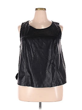 ELOQUII Leather Top (view 1)