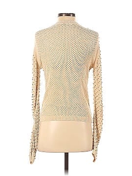 Chloé Crystal Embroidered Silk Sweater (view 2)