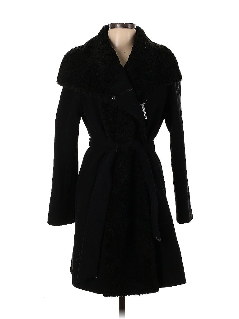 Vince Camuto Black Wool Coat Size L - 77% off | ThredUp